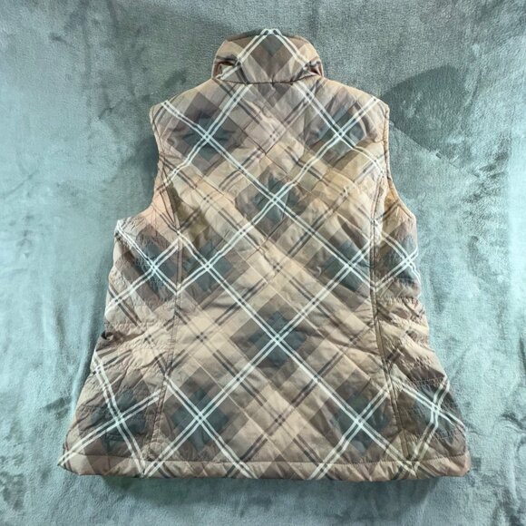 Christopher & Banks womens large Vest pink and grey zip up and pockets - Picture 8 of 12